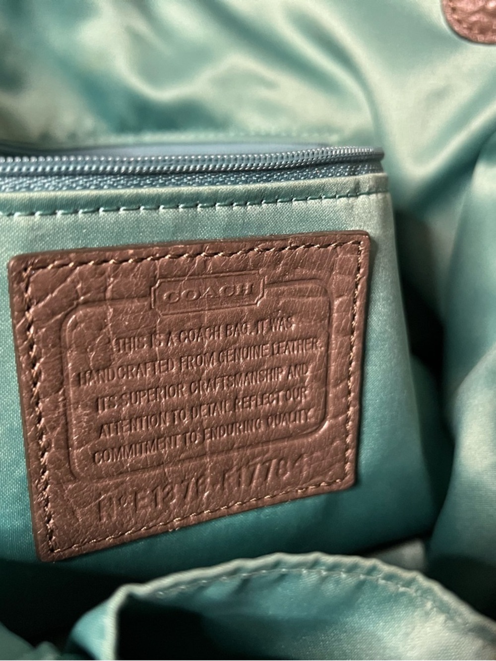 Coach Chelsea Flaship Leather satchel in ash - Picture 6 of 8